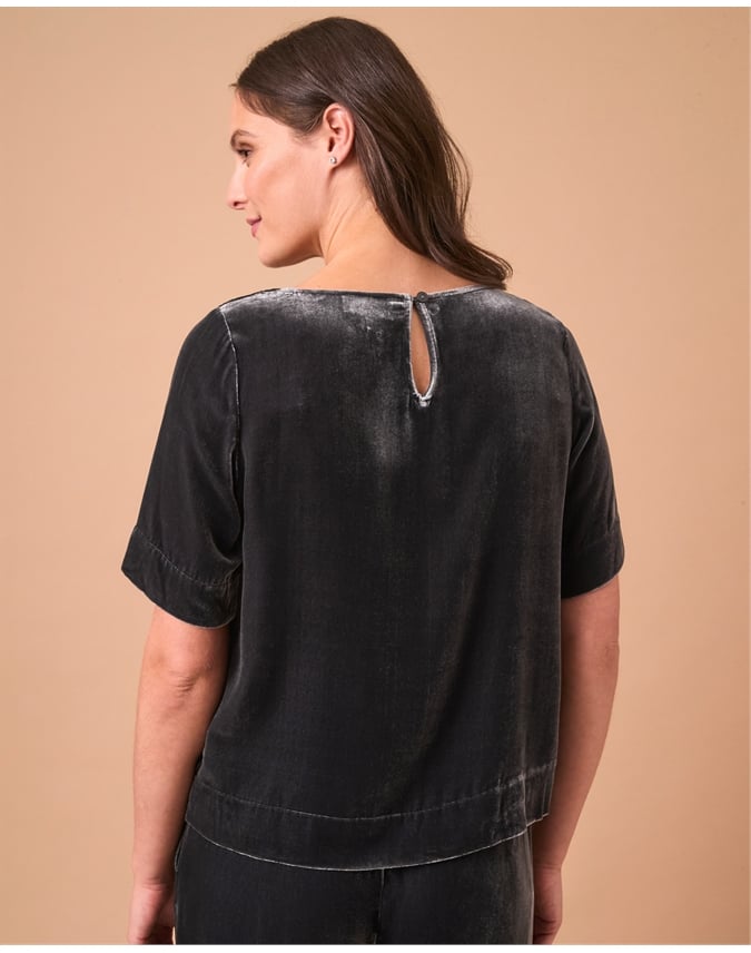 Silk Velvet T Shirt