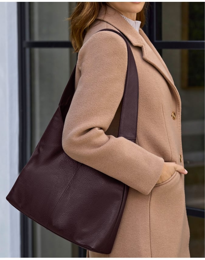 Soft Premium Leather Tote Hobo