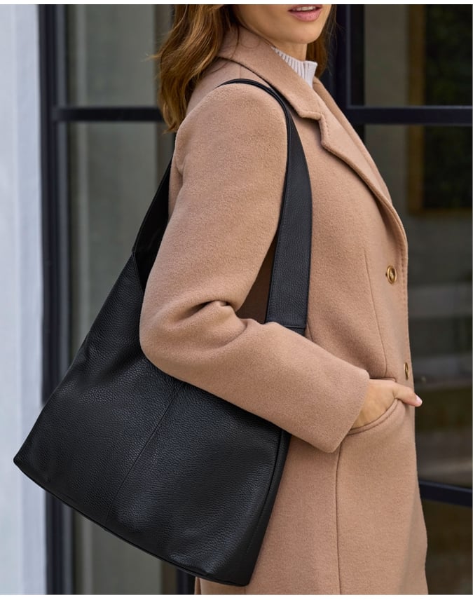 Soft Premium Leather Tote Hobo