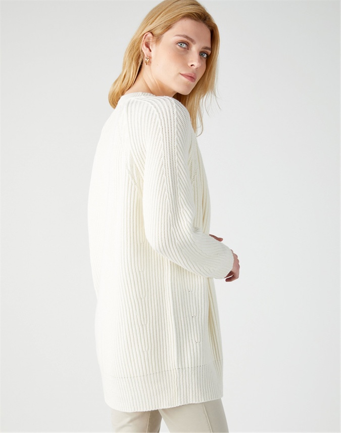 longline coatigan women's