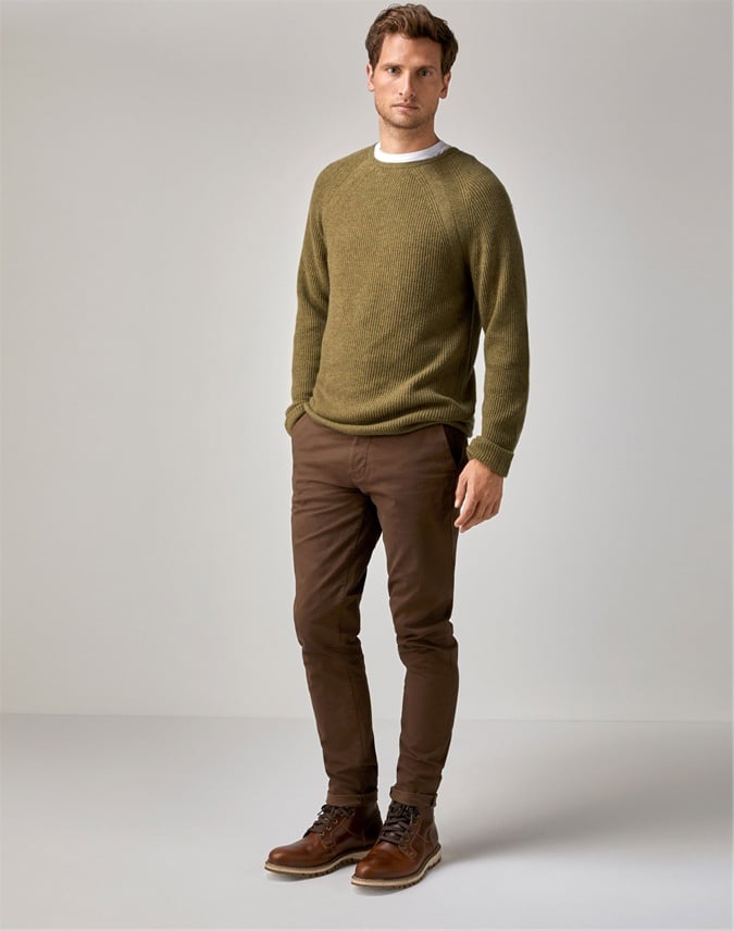 mens ribbed sweatshirt