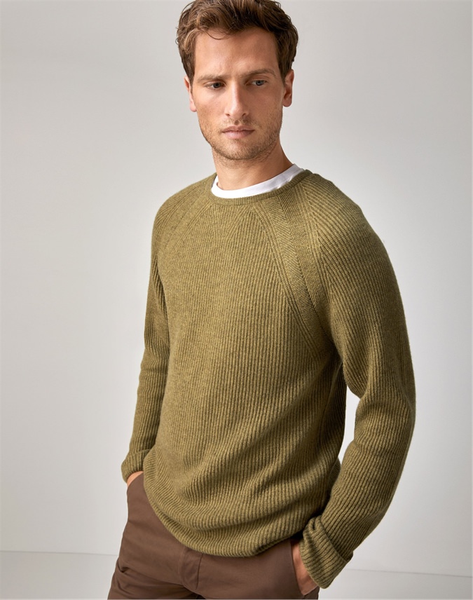 mens ribbed sweatshirt