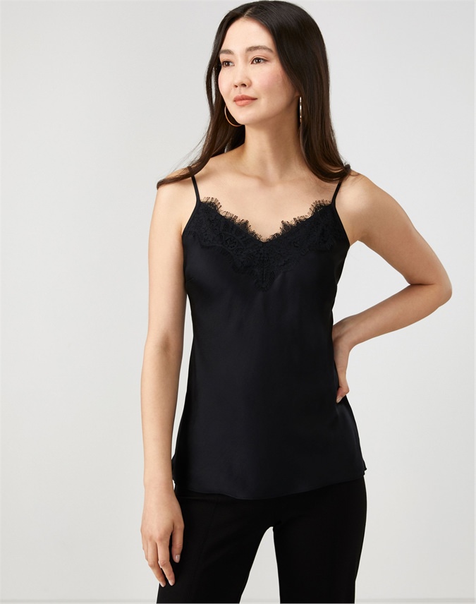 silk lace camisole