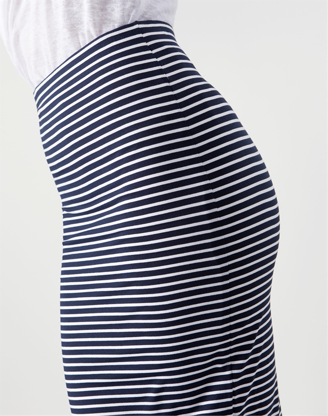 jersey tube skirt navy