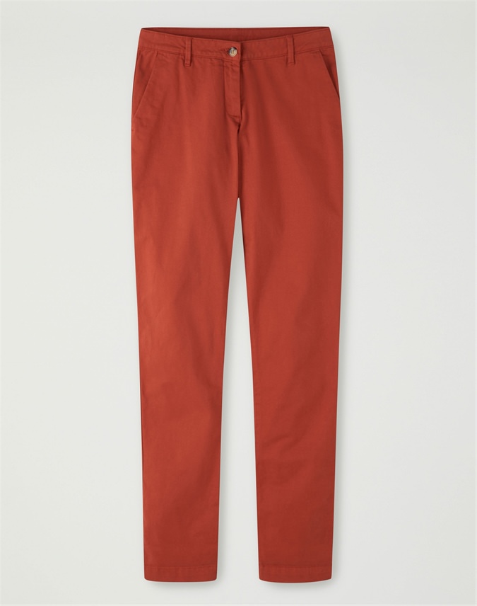 Terracotta | Washed Cotton Chino | Pure Collection