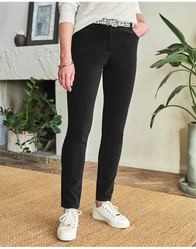 black velvet jeans
