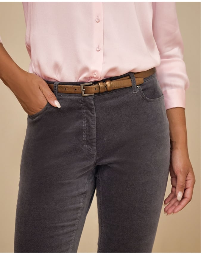 Washed Velvet Jean