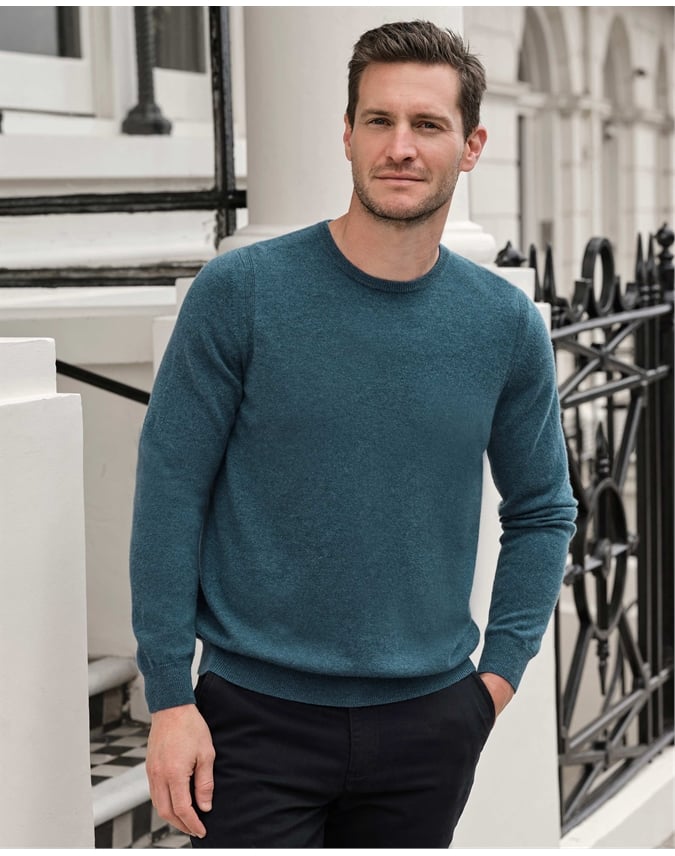 Mens Cashmere Crew Sweater