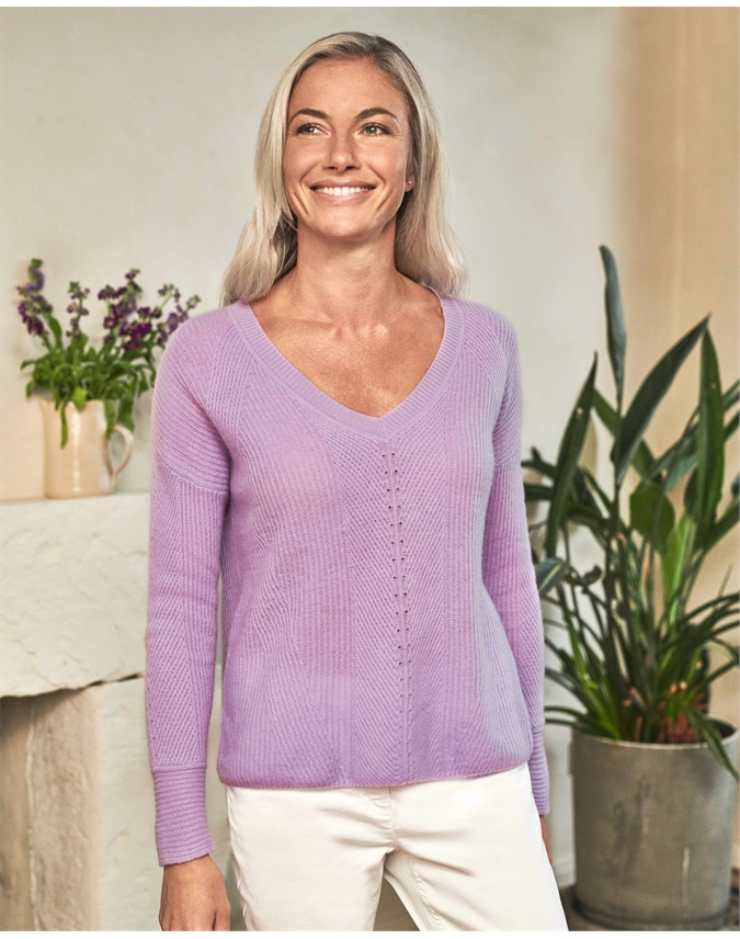 lilac v neck cardigan