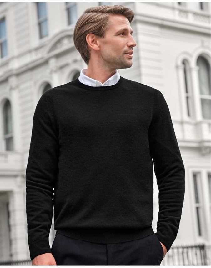 Mens Cashmere Crew Sweater