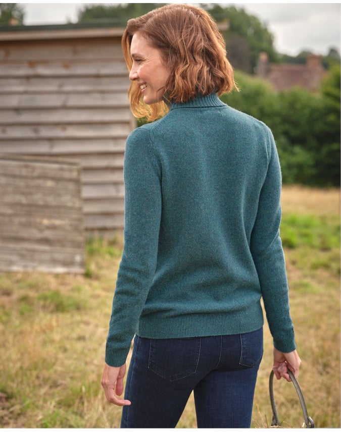 Womens Lambswool Polo