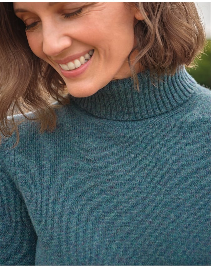 Womens Lambswool Polo