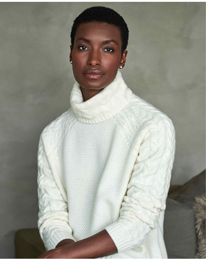 Luxury Cashmere Cable Sweater
