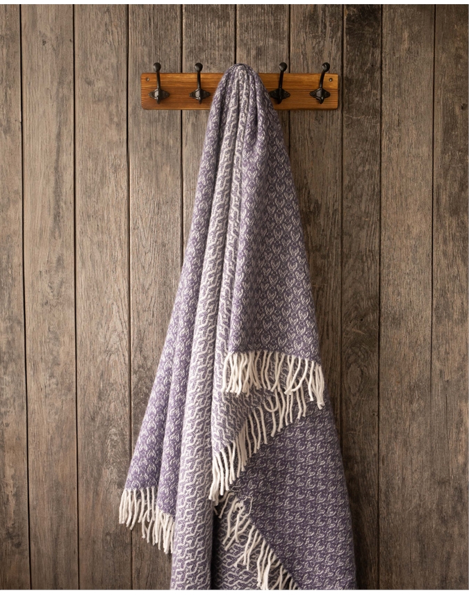 Isobel Crescent Pure Wool Throw