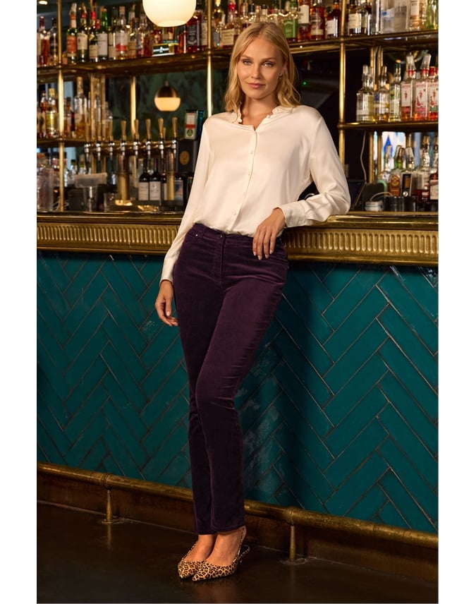 Washed Velvet Jean
