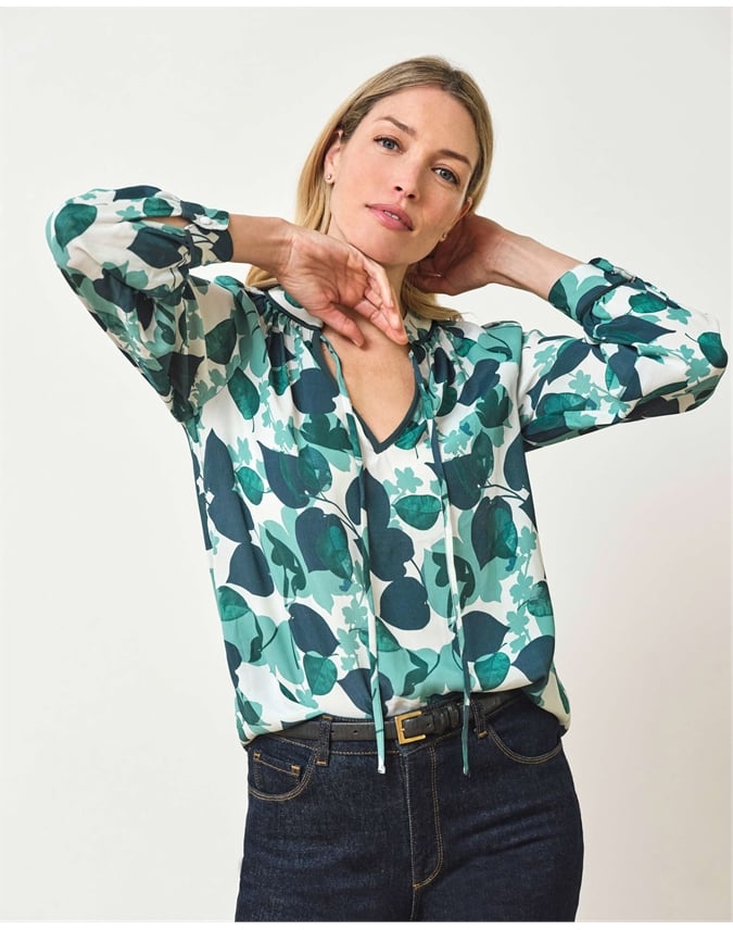 Tie Neck Detail Blouse