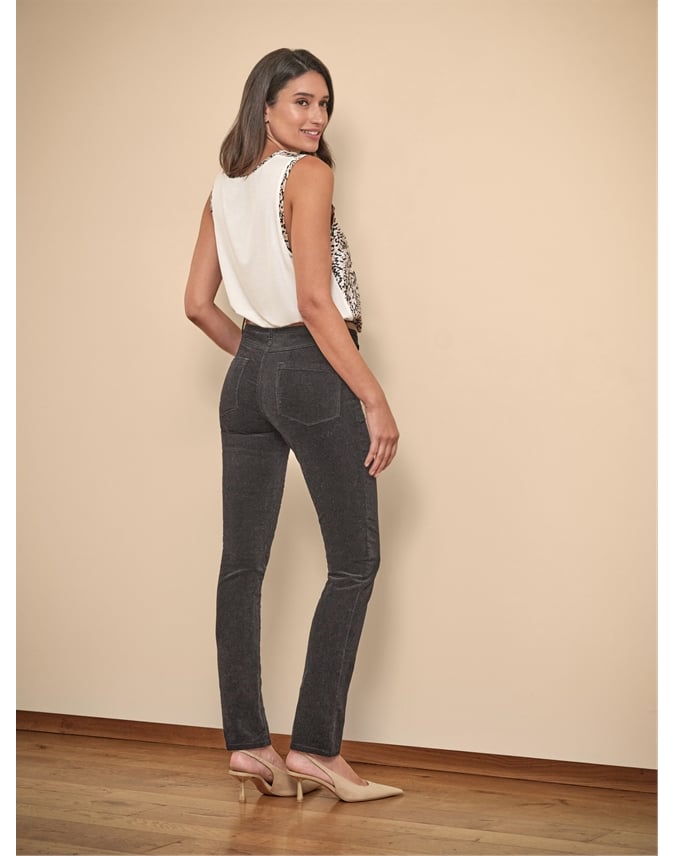 Round Neck Silk Front Jersey Vest