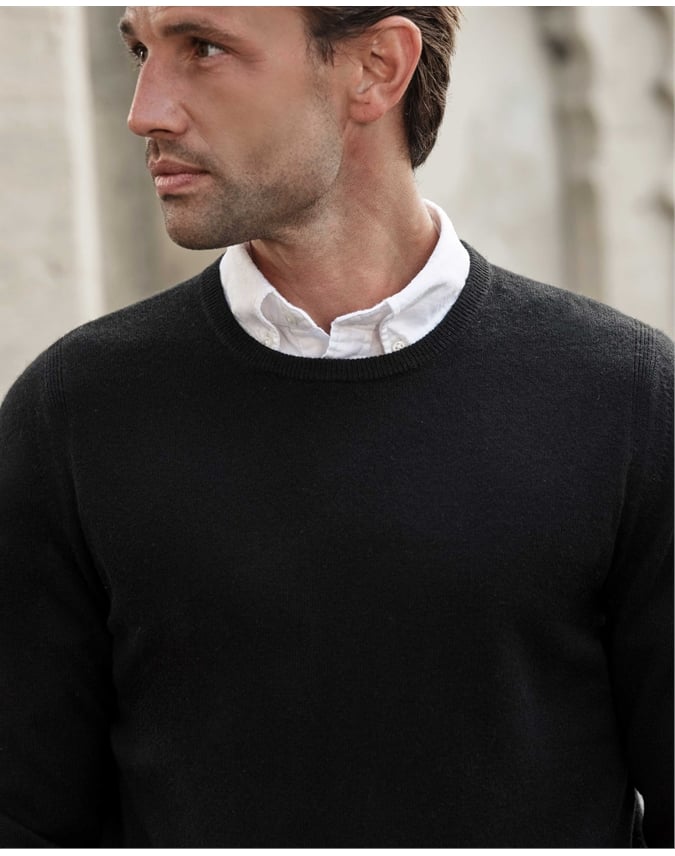Mens Cashmere Crew Sweater