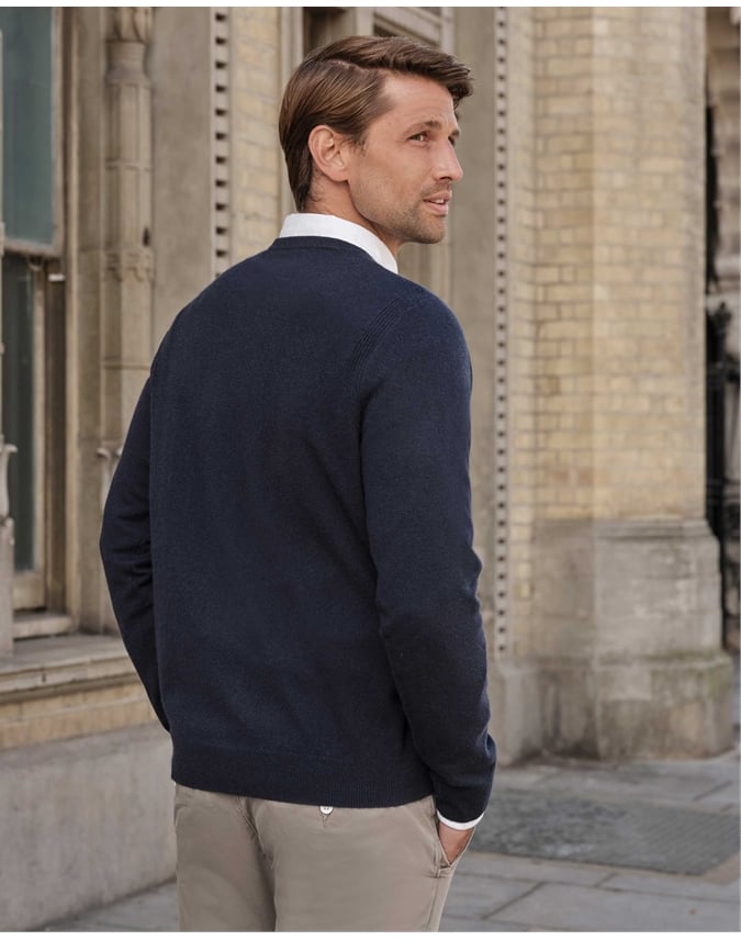 Mens Cashmere Crew Sweater