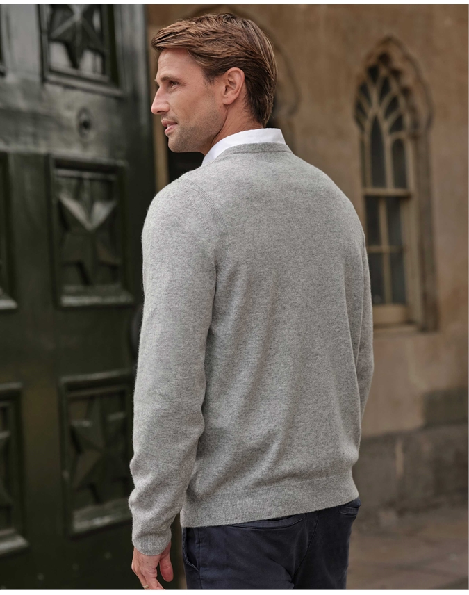 Mens Cashmere Crew Sweater