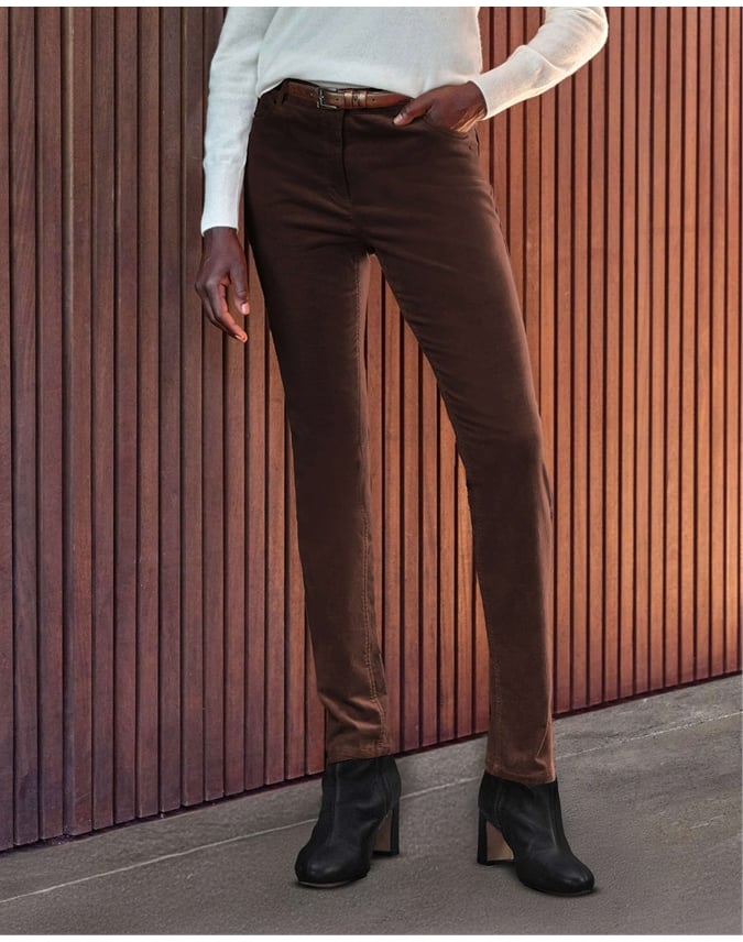 Washed Velvet Jean