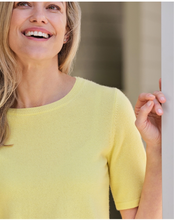 Cashmere Crew Neck Top