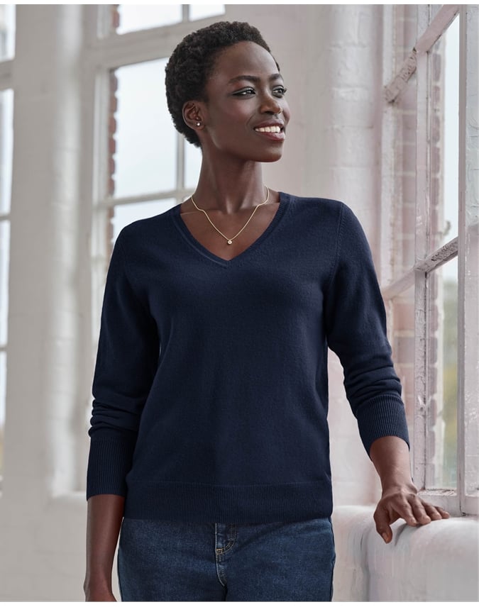 Cashmere V Neck Sweater