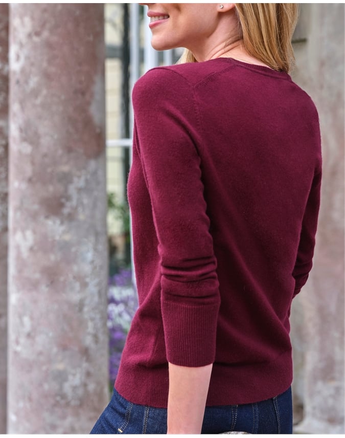 Cashmere V Neck Sweater