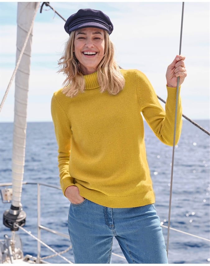 Womens Lambswool Polo