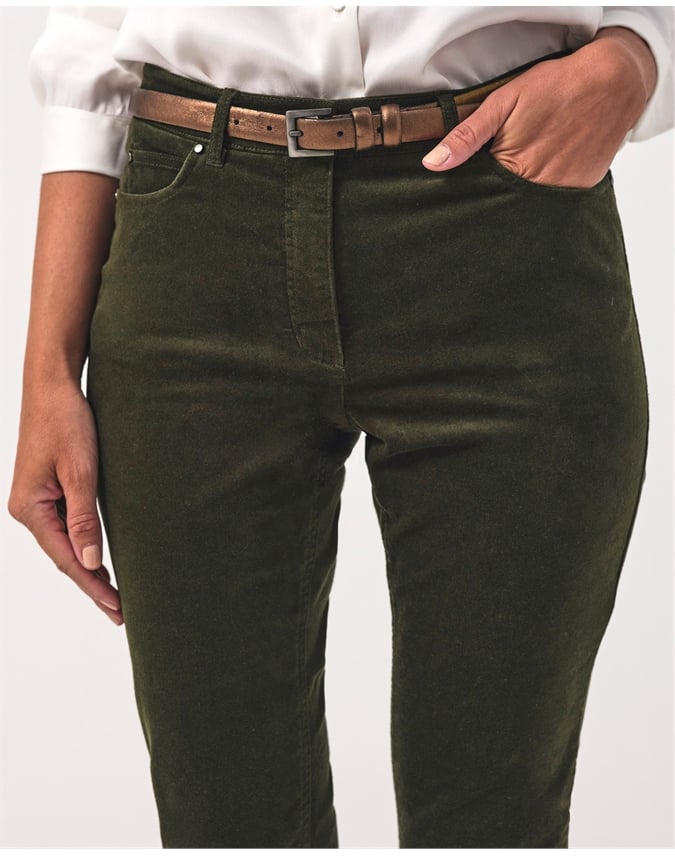 Washed Velvet Jean