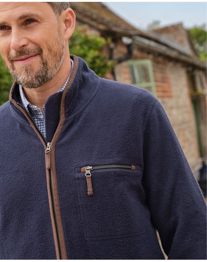 Organic Cotton Full Zip Fleece