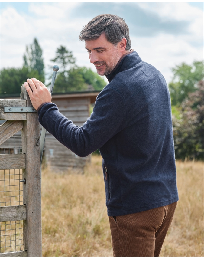 Organic Cotton Half Zip Fleece