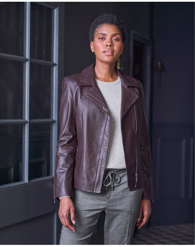 Mens Brown Leather Blazer Coat Sheepskin Leather Jacket – MARA Leather-thanhphatduhoc.com.vn