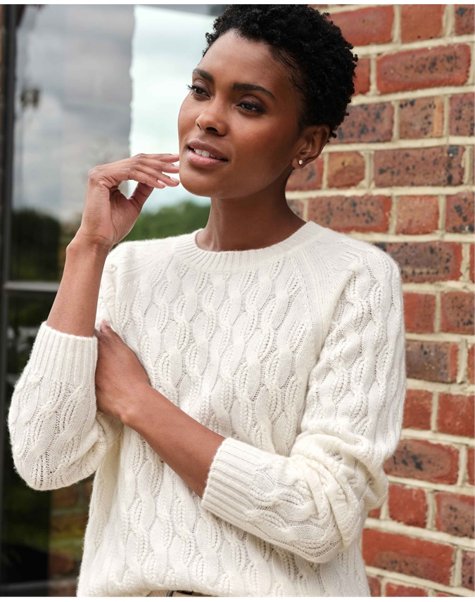Lofty Cable Cashmere Jumper