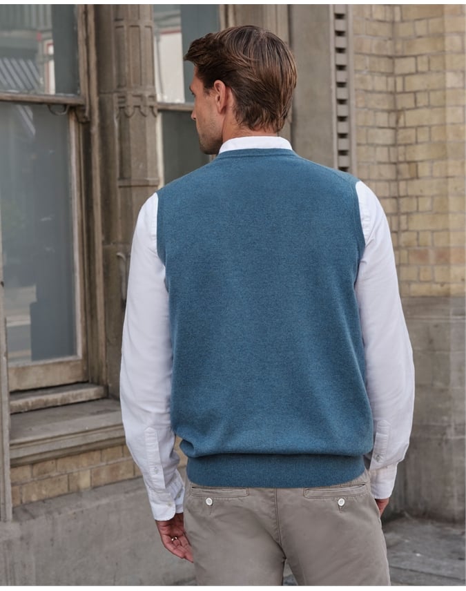 Mens Cashmere Slipover