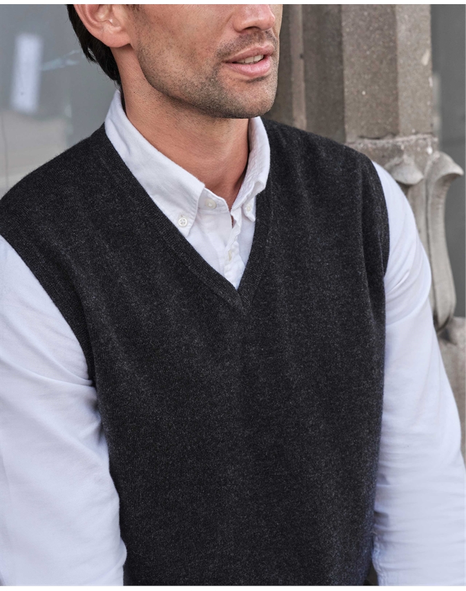 Mens Cashmere Vest