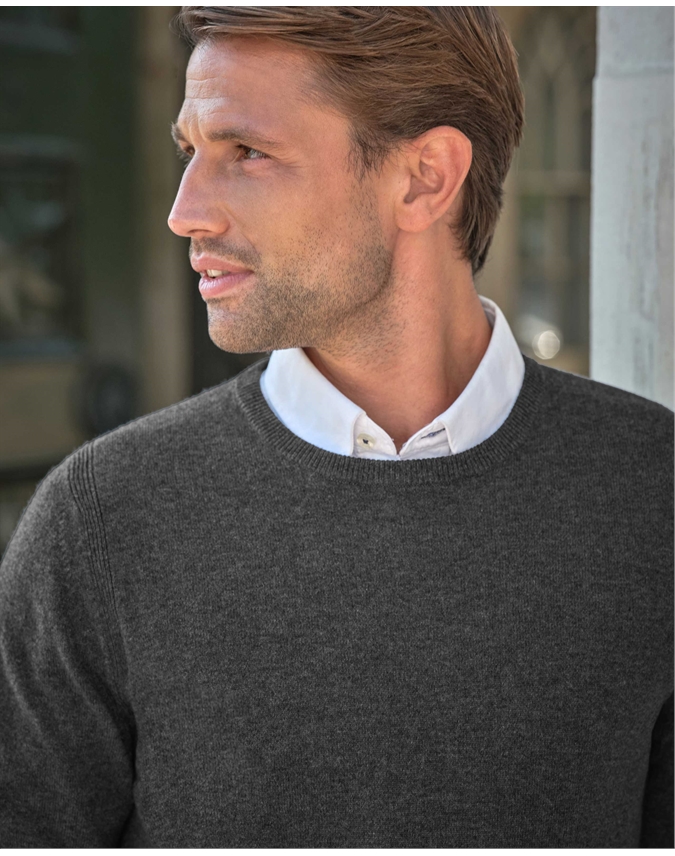 Mens Cashmere Crew Sweater