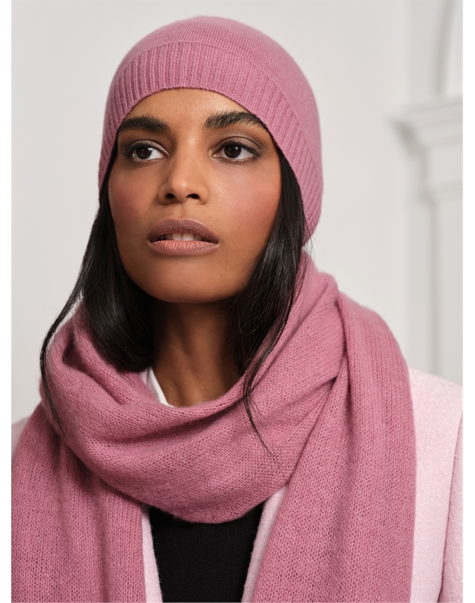 Cashmere Beanie and Scarf