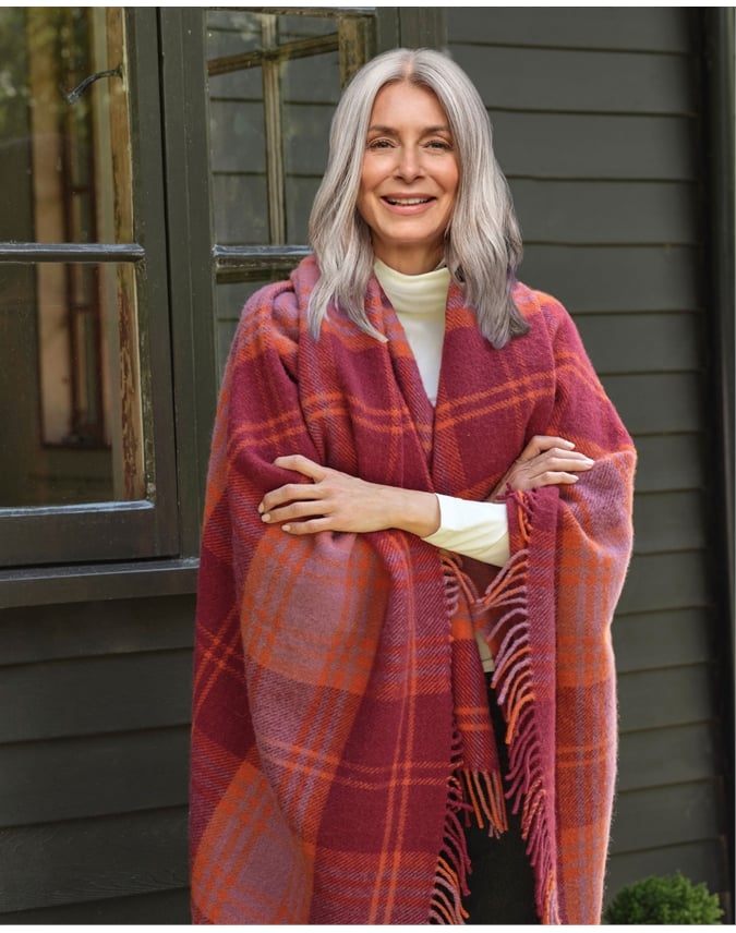 Traditional Pure Wool Throw