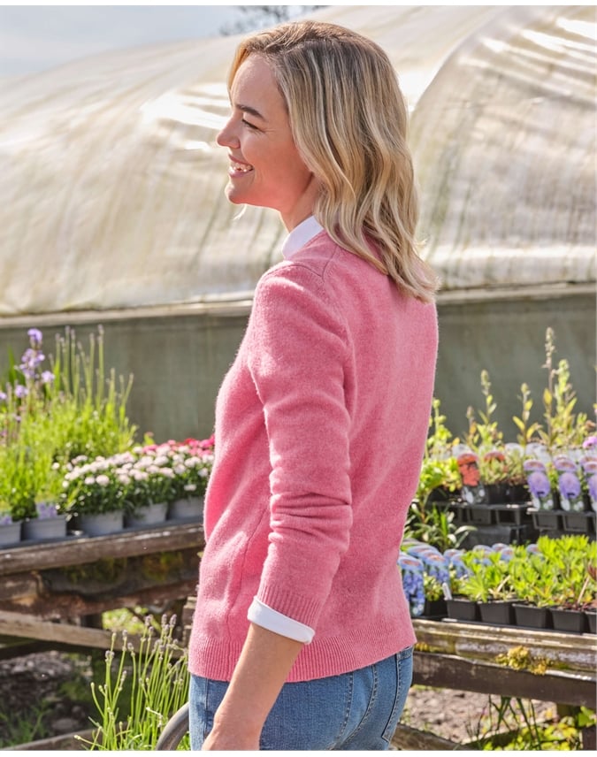 Womens Lambswool Crew