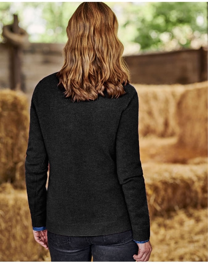 Womens Lambswool Crew