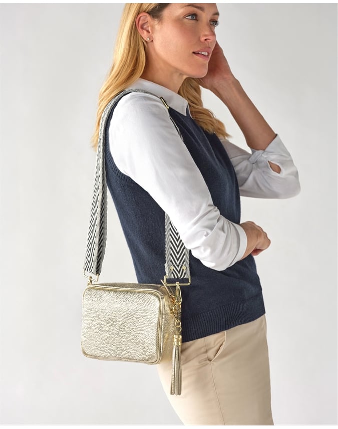 Soft Leather Bag With Tassel