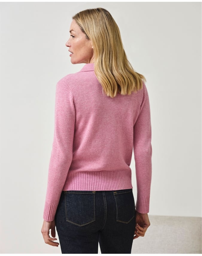 Wool Cash Collar Sweater
