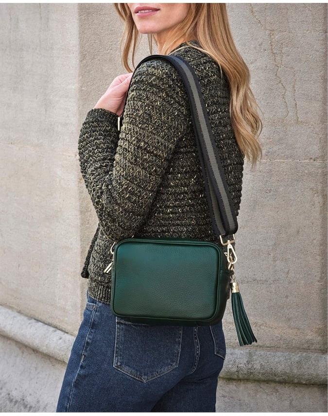 Soft Leather Bag With Tassel