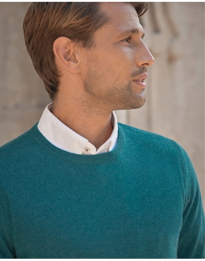 Mens Cashmere Crew Sweater