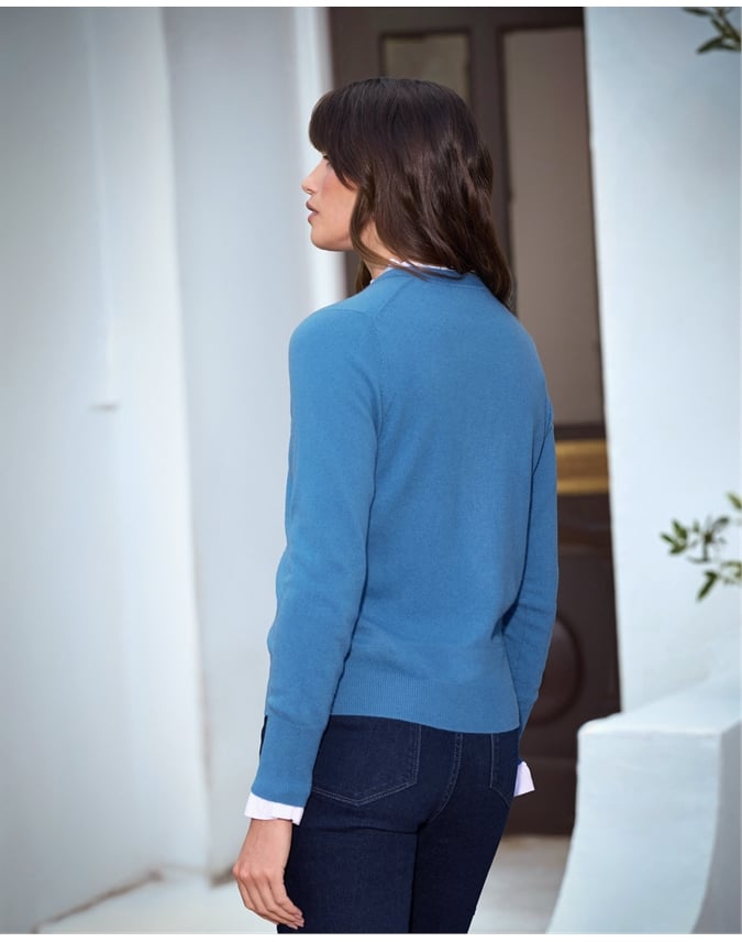 Cashmere V Neck Cardigan