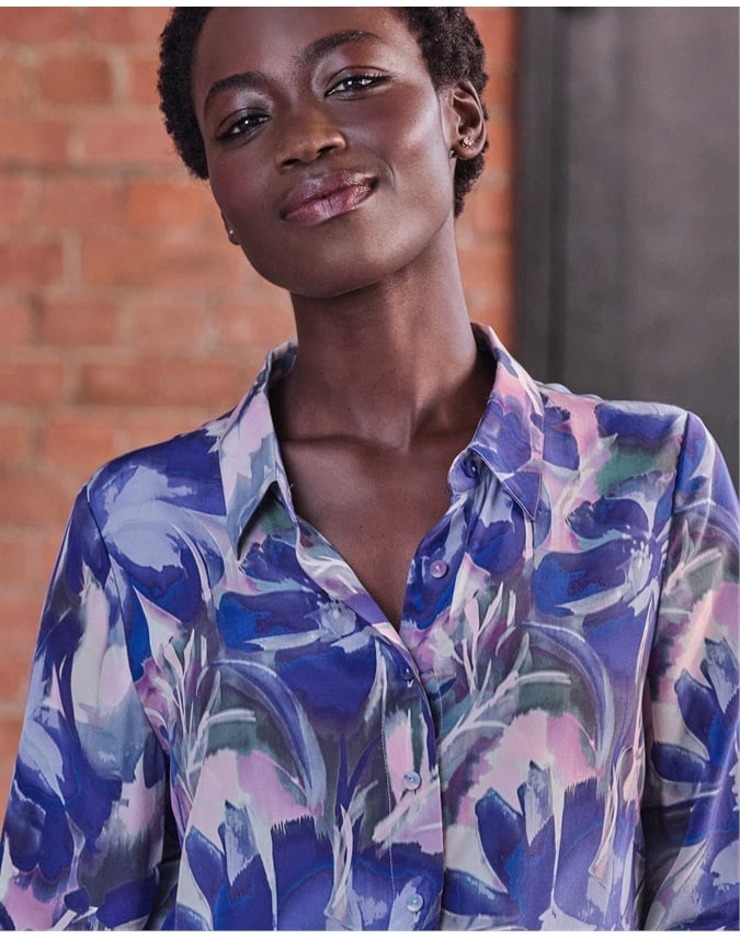 Pure Washed Silk Shirt