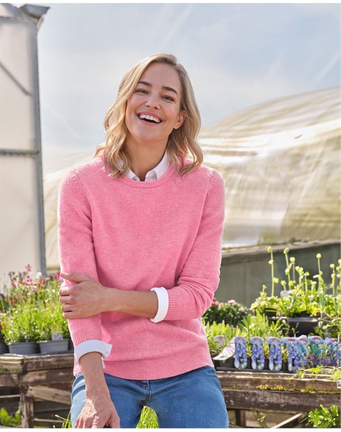 Womens Lambswool Crew