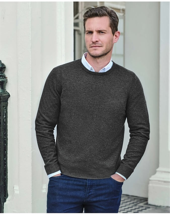 Charcoal grey sweater best sale