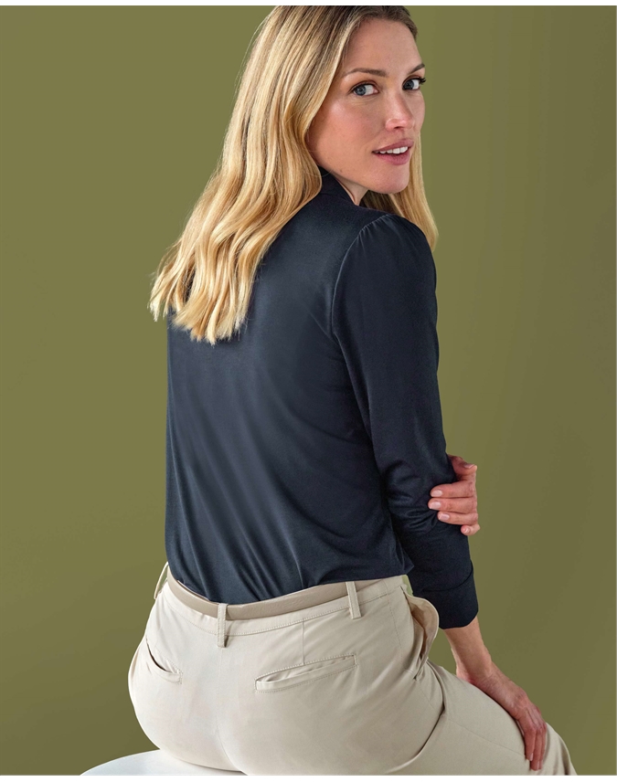Viscose Jersey V Neck Shirt